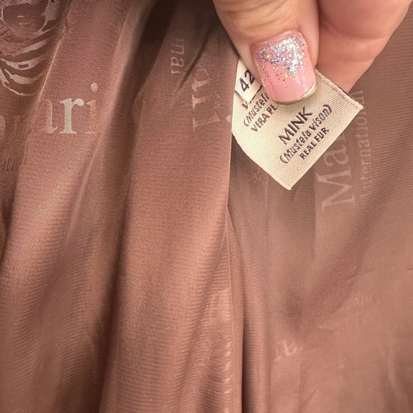 Manzari Brown mink coat - Picture 4 of 15